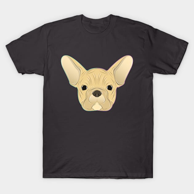 cute puppy face T-Shirt by dwalikur